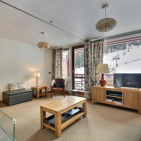 Bel 2 Pieces Face Aux Pistes Avec Balcon Et Wifi, Pour 5 Personnes - Fr-1-455-287 Apartamento